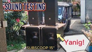 Sound Test Subscoop D15 Loaded by GM1000 | Panalo ang tunog ng Box na to.