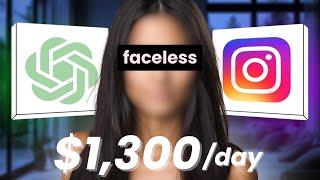 The New Faceless Side Hustle Making $1300 per day.