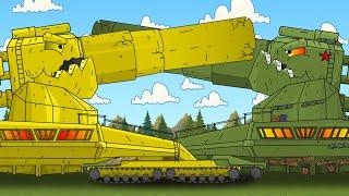 Soviet and Golden Mortar Dorian All Series - Cartoons about tanks