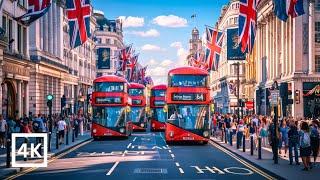 A Day in London: From Regent Street to St Paul's Cathedral | A Walking Tour of London • 4K 60FPS HDR