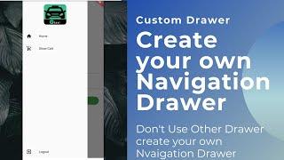 Custom Navigation Drawer Flutter
