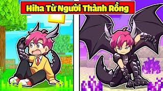 NẾU HIHA BỊ DÍNH LỜI NGUYỀN TỪ NGƯỜI THÀNH RỒNG ENDER TRONG MINECRAFT*LỜI NGUYỀN CỦA RỒNG ENDER 