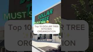  TOP 10 viral Dollar Tree KITCHEN ORGANIZATION PRODUCTS! #organization #hacks #dollartree
