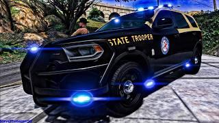 Playing GTA 5 As A POLICE OFFICER Highway Patrol|| FHP DURANGO GTA 5 Lspdfr Mod| 4K