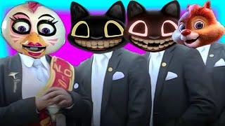 FNAF & Cartoon Cat & Chipmunks -  Coffin Dance Song Meme (Cover)