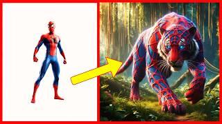 Avengers but Super Tiger Vengers    Marvel & DC #avengers #justiceleague