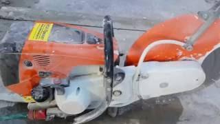 Как правильно пользоваться бензиновым бетонорезом Stihl TS700