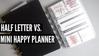 Half Letter vs. Mini Happy Planner | Which Size Do I Prefer?