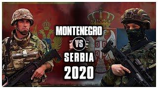 Montenegro vs Serbia military power comparison 2020