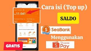 Cara Isi Saldo atau topup Seabank melalui shopeepay