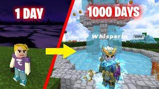 I Survived 1000 DAYS In Skyblock | Blockmango | FurtherXT