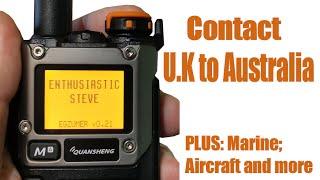 Enthusiastic Steve Quansheng Contact U.K to Australia PLUS: Marine, Aircraft and more.