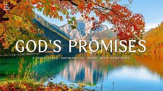 God's Promises: Piano Instrumental Music With Scriptures & Autumn Scene CHRISTIAN piano