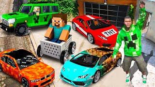 Thu Thập Siêu Xe MINECRAFT Trong GTA 5!