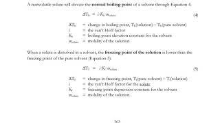 Chemistry 1 Properties Of Solutions Activity Intro Video