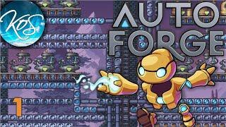 Autoforge 1 - WHEN TERRARIA MET FACTORIO, New 2D Factory Game!, First Look, Let's Play