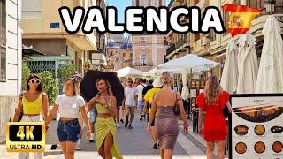 [4K] VALENCIA City Centre Walking Tour - World's Most Beautiful Cities - Spain