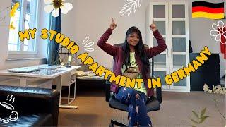 My Studio Room Apartment Tour in Germany 