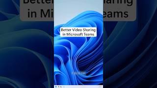 Fix Video Sharing in Microsoft Teams #shorts