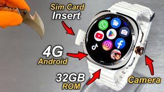 U8 Ultra 4G Android SmartWatch With SimCard Insert & Camera️3GB RAM + 32GB ROM + HotSpot️