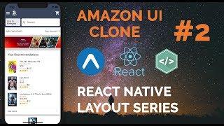 #2 Amazon UI Clone  | Recommendations View | React Native | Expo | Native Base