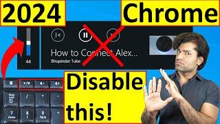 How to remove volume pop up overlay Chrome Windows 2024