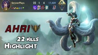 Learning AHRI | League of Legends : Wild Rift Ahri Gameplay #1 |