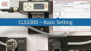 CLS1000 Basic Settings