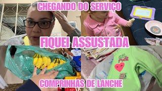 FIQUEI ASSUSTADA, CHEGANDO DO SERVIÇO, BUSQUEI BETINA NA SOGRA, COMPRINHAS DE LANCHE