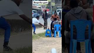 Boqorka gym Prnka public funny video🫢#subscribe #like #share #prank #somalia #funny