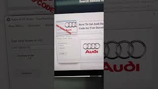 Unlocking the Secrets of Audi Concert Radio Safe Mode!  | #AudiHacks #RadioMagic