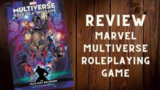 RPG Review: Marvel Multiverse Roleplaying game. Initial thoughts.