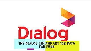 Dialog free 1GB data