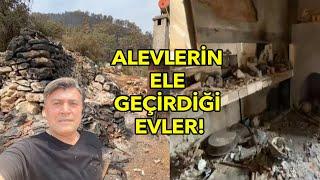 SuperHaber alevlerin ele geçirdiği evlere girdi! İşte yaşananlar...