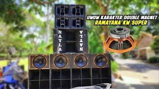 80JT UWOW  Karakter Ramayana kw Super Cek Sound Dangdut DJ Double Magnet Nayla audio