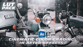 Cinematic color grading in after effects!! | Free lut pack