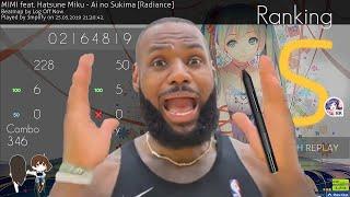 Lebron James, scream if you love osu!