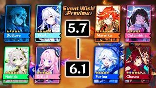 NEW UPDATE! CHARACTER BANNER ROADMAP FROM 5.7 TO 6.0 ALONG WITH RERUNS - Genshin Impact