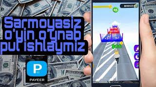 Internetda pul ishlash. O'yin o'ynab pul ishlaymiz.Sarmoyasiz 10$