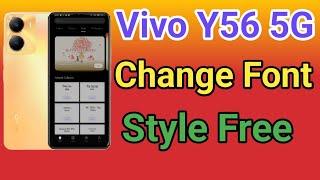 How To Change Font Style Vivo Y56 5G How To Download Font Style Vivo Y56 5G font style change  Font