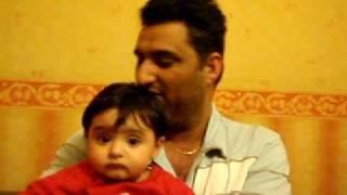 Manahil- with her Daddy