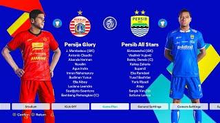 PERSIJA GLORY VS PERSIB ALL STARS, PES 2025 CLASSIC PATCH PS4 HEN 5.05-11.00