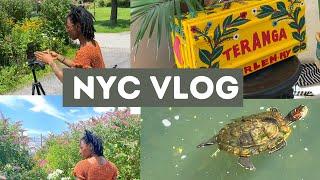 NYC Vlog: Creating Content, African Restaurant, Central Park, Chit Chat