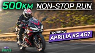 Aprilia RS 457 Real World Test | Acko Drive  500 km Test