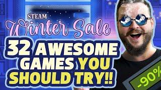 Steam WINTER SALE 2024! 32 Awesome Games you SHOULD TRY!