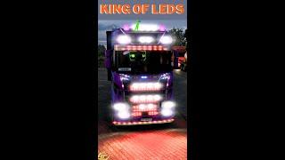 Euro truck simulator 2,KING OF LEDs#shorts