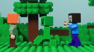 Creeper Explosion! | Stop Motion | Lego Minecraft | Billy Bricks | WildBrain Deutsch