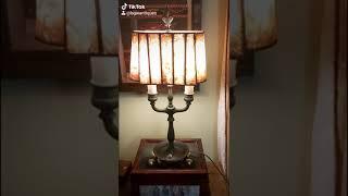 Antique mica lamp, Ebay