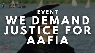 Justice For Aafia Event