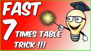 Fast 7 times table trick!!!